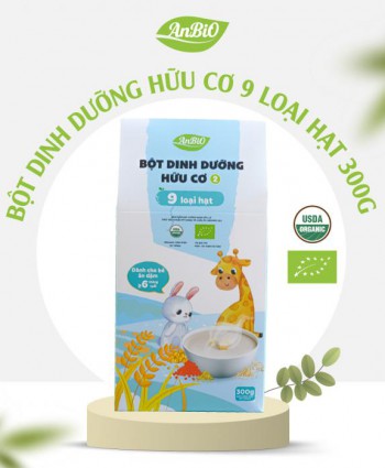 Bột dinh dưỡng hữu cơ số 2 (9 loại hạt) AnBiO