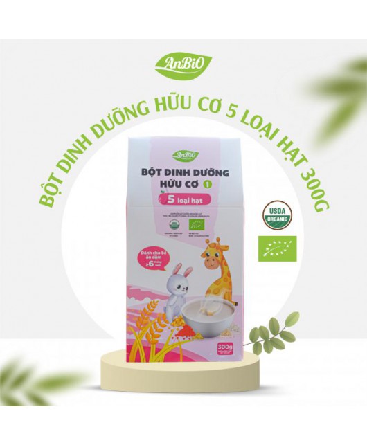 Bột dinh dưỡng hữu cơ số 1 (5 loại hạt) AnBiO