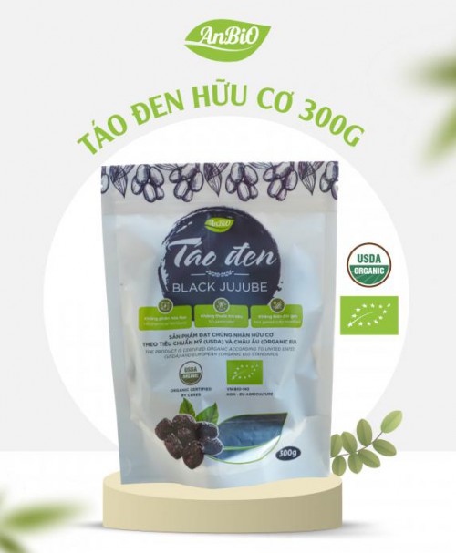 Táo đen hữu cơ AnBiO(300g) 