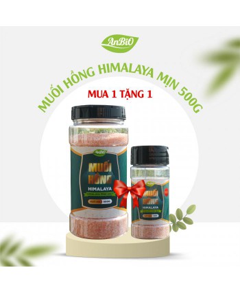 Muối hồng Himalaya dạng mịn 500g