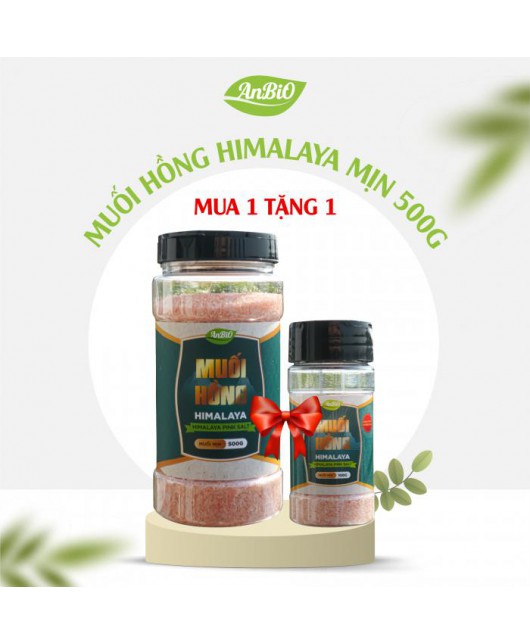 Muối hồng Himalaya dạng mịn 500g