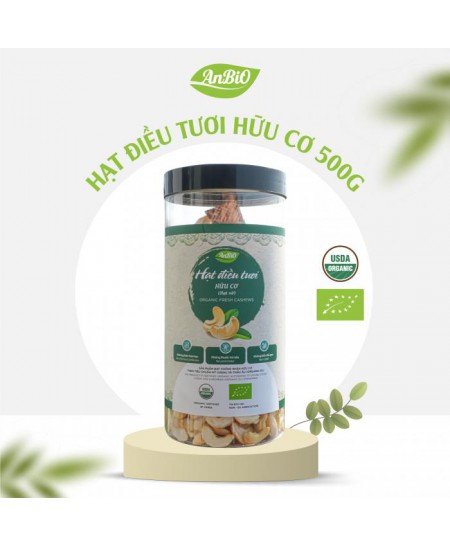 Hạt điều nhân trắng hữu cơ hạt vỡ 500g