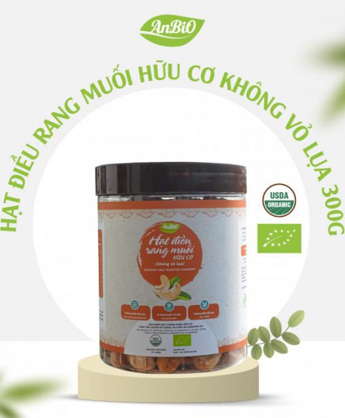 Hạt điều rang muối hữu cơ