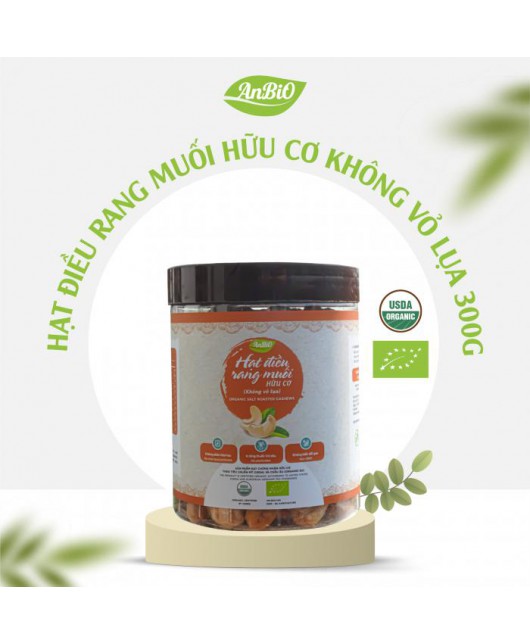 Hạt điều rang muối hữu cơ