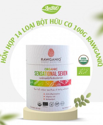 Organic Sensational seven 100g Hỗn hợp 14 loại bột hữu cơ 100g