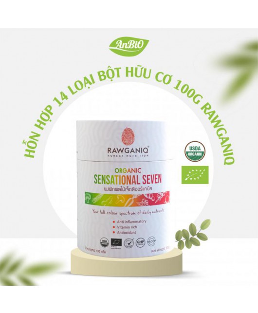 Organic Sensational seven 100g Hỗn hợp 14 loại bột hữu cơ 100g