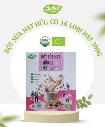 Bột sữa hạt hữu cơ số 2 (16 loại hạt) AnBiO