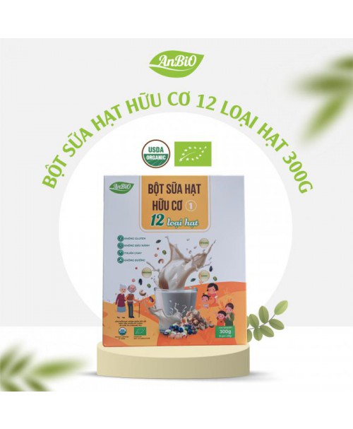 Bột sữa hạt hữu cơ số 1 (12 loại hạt) AnBiO
