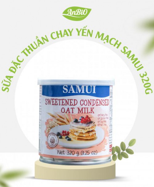 Sữa đặc thuần chay yến mạch SAMUI 