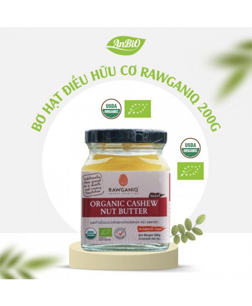 Organic  Cashew  Nut Butter Bơ hạt điều hữu cơ