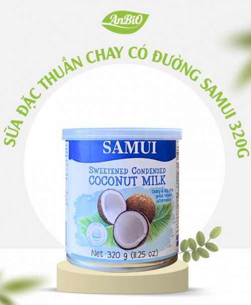 Sữa đặc thuần chay có đường SAMUI 320g