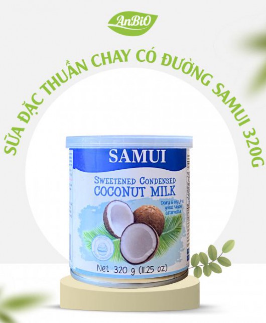 Sữa đặc thuần chay có đường SAMUI 320g