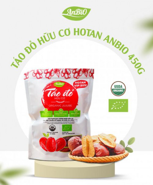 TÁO ĐỎ HOTAN HỮU CƠ VIP SIZE ANBIO 450G