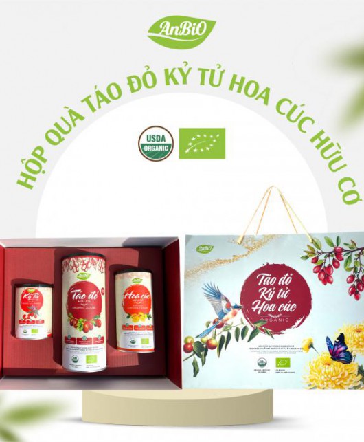 set quà Tết hữu cơ 1 (Xuân phát tài) AnBiO