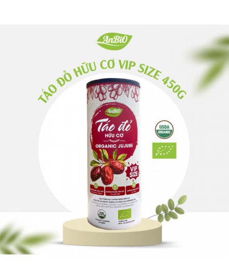 Táo đỏ hữu cơ Vip Size AnBiO 450g  [ 9-11 quả/100g]