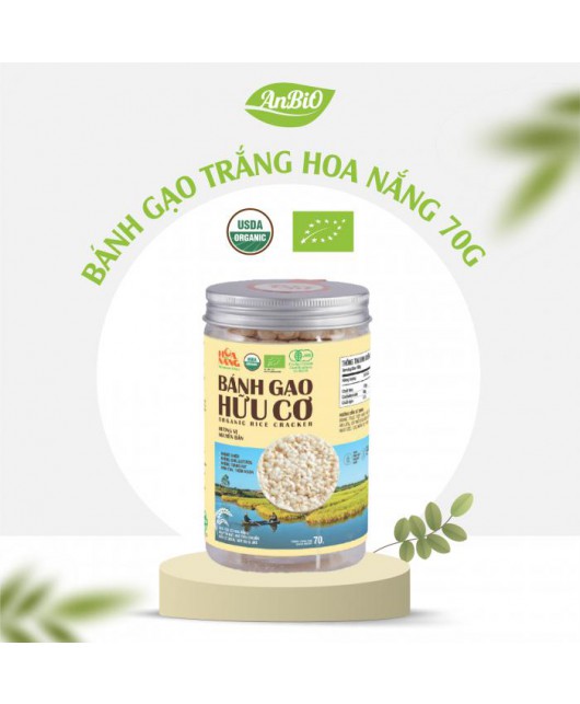 Bánh gạo lứt tím Hoa nắng 70g
