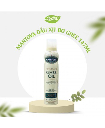Mantova Dầu xịt bơ Ghee 147ml
