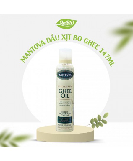 Mantova Dầu xịt bơ Ghee 147ml
