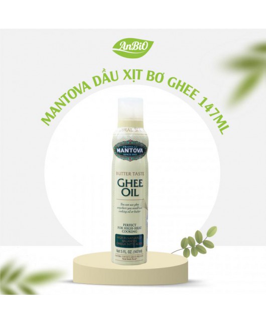 Mantova Dầu xịt bơ Ghee 147ml