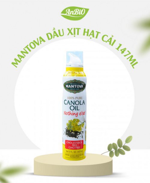 Mantova Dầu xịt hạt cải 147ml 