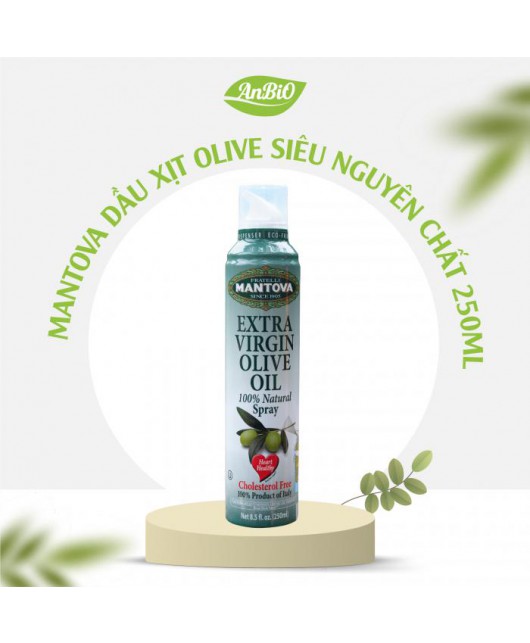 Mantova Dầu xịt Olive siêu nguyên chất 250ml