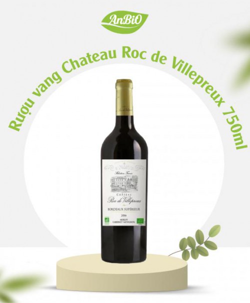 Rượu Vang Pháp hữu cơ Bordeaux BDX Cabernet Sauvignon 750ml