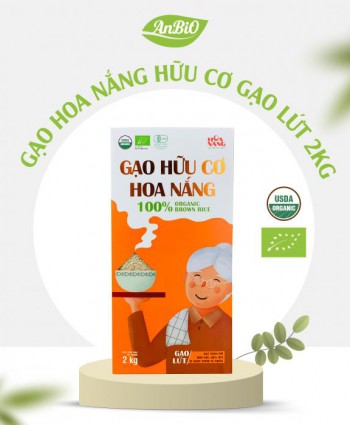  Gạo Lứt Hữu Cơ Hoa Nắng Hộp 2Kg 