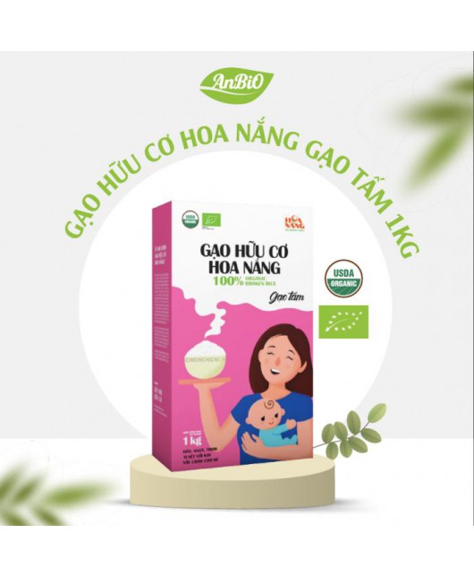 Gạo Hữu Cơ Hoa Nắng - Gạo Tấm 1Kg 