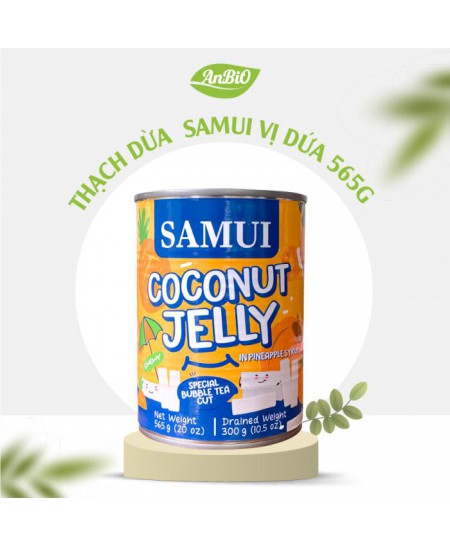 Thạch dừa Samui vị Dứa (Coconut jelly in Syrup) 565g