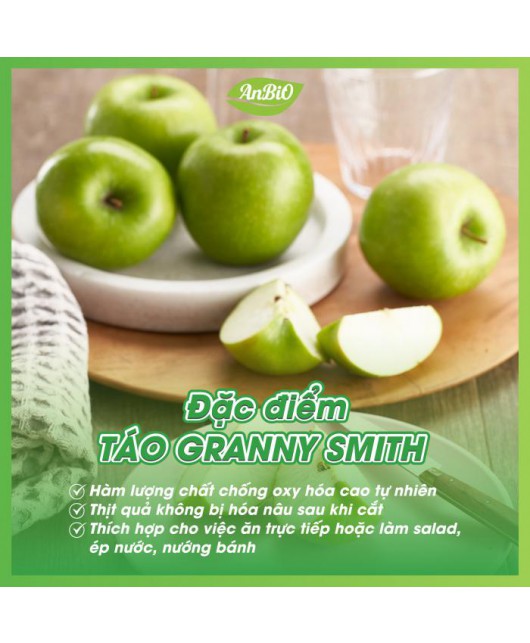 Táo  Granny Smith nhập khẩu New Zealand 