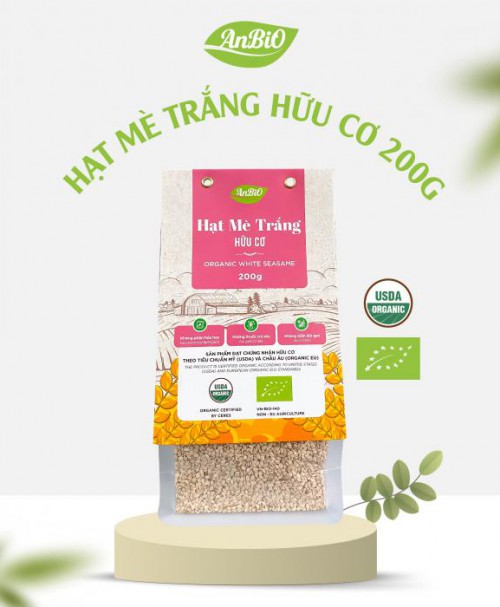 Hạt mè trắng hữu cơ AnBiO 200g