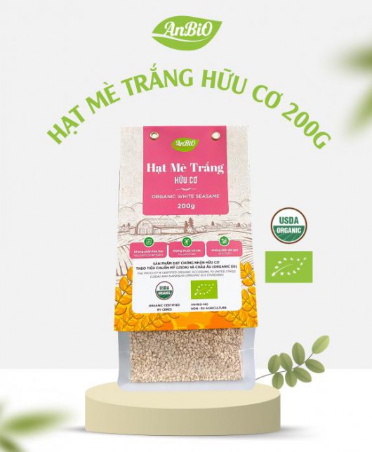 Hạt mè trắng hữu cơ AnBiO 200g