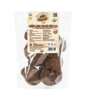 NẤM LINH CHI ĐỎ ORGANIC (NGUYÊN CHIẾC) 300g