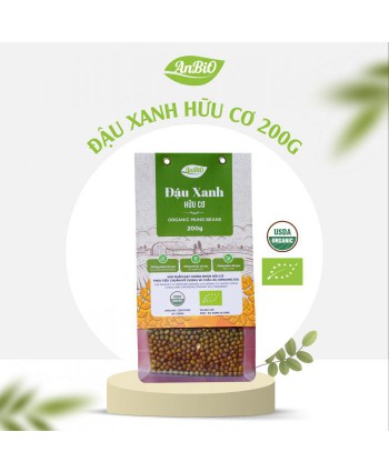 Đậu xanh hữu cơ Anbio 200g 