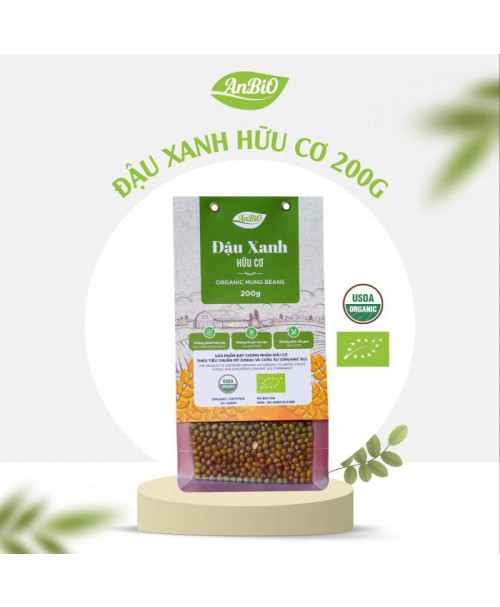 Đậu xanh hữu cơ Anbio 200g 