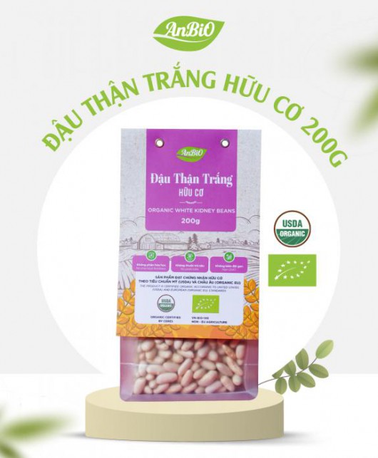 Đậu thận trắng hữu cơ AnBiO 200g