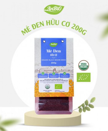 Hạt mè đen hữu cơ AnBiO 200g