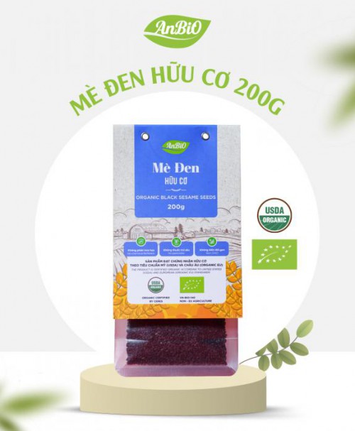 Hạt mè đen hữu cơ AnBiO 200g