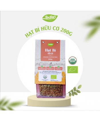Hạt bí hữu cơ AnBiO (bóc vỏ) 200g