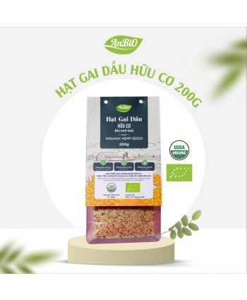 Hạt gai dầu hữu cơ tách vỏ 200g