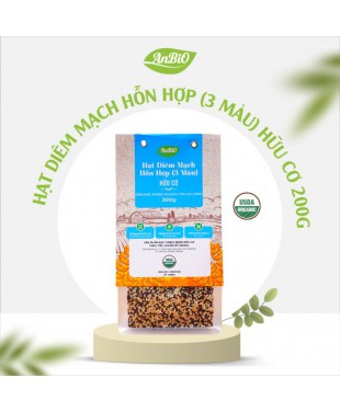 Hạt diêm mạch 3 màu hữu cơ