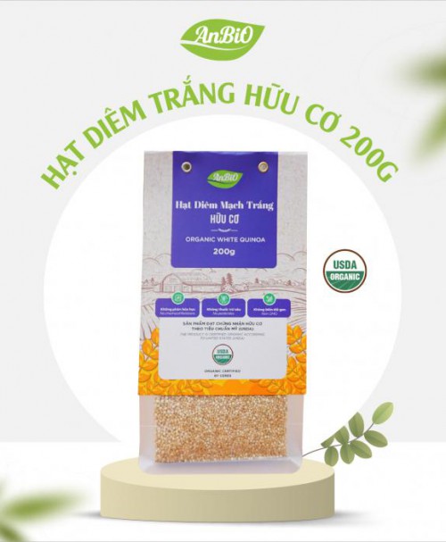 Hạt diêm mạch trắng hữu cơ Sottolestelle 500g
