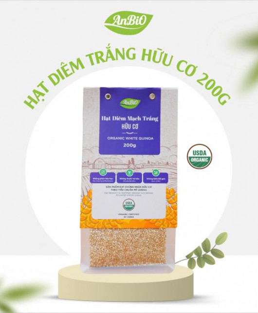 Hạt diêm mạch trắng hữu cơ Sottolestelle 500g
