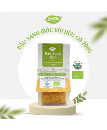 Đậu xanh hữu cơ AnBiO (bóc vỏ ) 200g