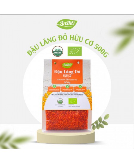 Đậu lăng đỏ hữu cơ AnBiO 500g