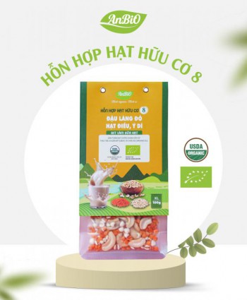 Hỗn hợp hạt hữu cơ 3 | Hạt điều - Kiều mạch- Đậu xanh nảy mầm