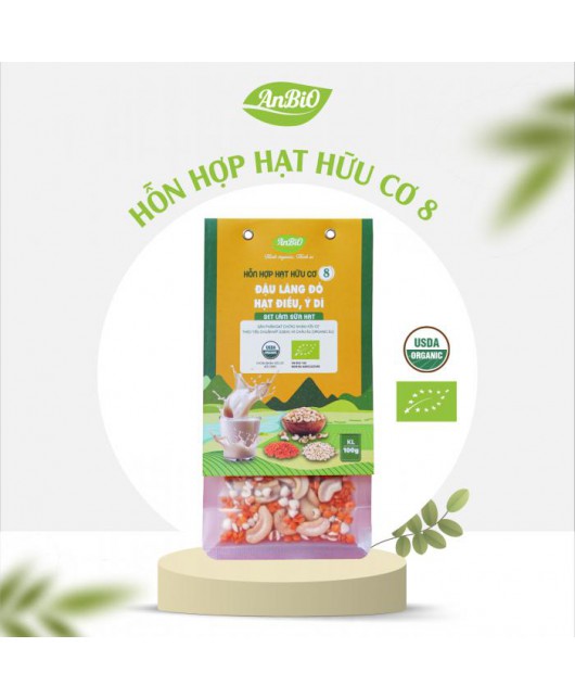 Hỗn hợp hạt hữu cơ 3 | Hạt điều - Kiều mạch- Đậu xanh nảy mầm