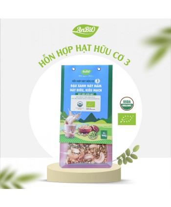 Hỗn hợp hạt hữu cơ 6 | Hạt điều - Kiều mạch- Đậu xanh nảy mầm
