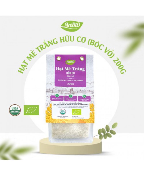 Mè trắng hữu cơ (bóc vỏ) 200g