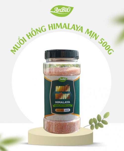 Muối hồng Himalaya dạng mịn 500g